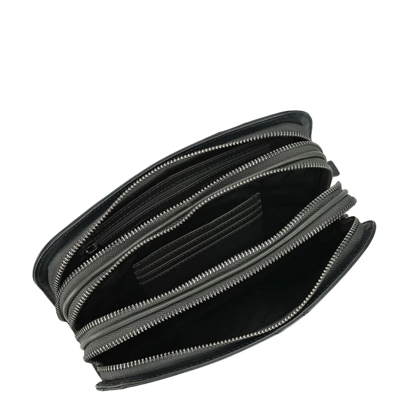 Da Milano Grey Signato Leather Multi Pouch - Grey  | Best Price UAE